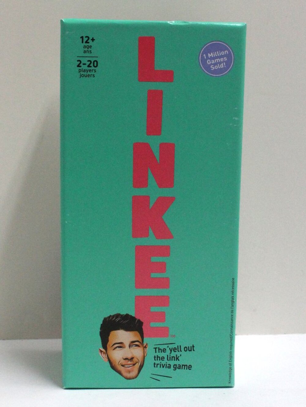 NWT LINKEE "Yell Out The Link" Trivia Game - Family & Grown-Up Friendly